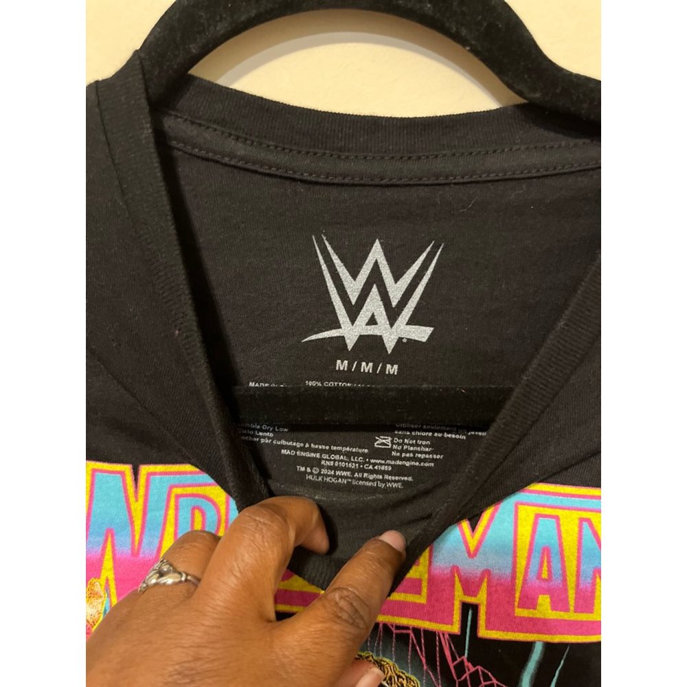 GUC Men's WWE Wrestlemania T-shirt Size M Black - Picture 3 of 5